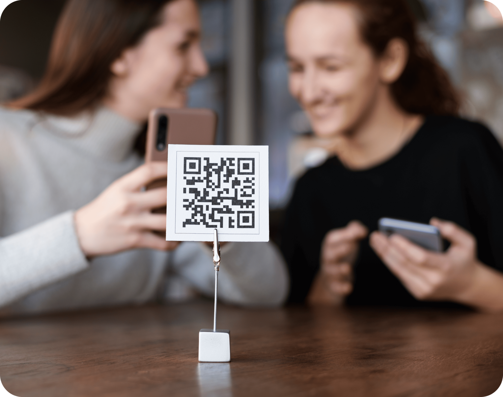 Выставление оценок организации через QR-код