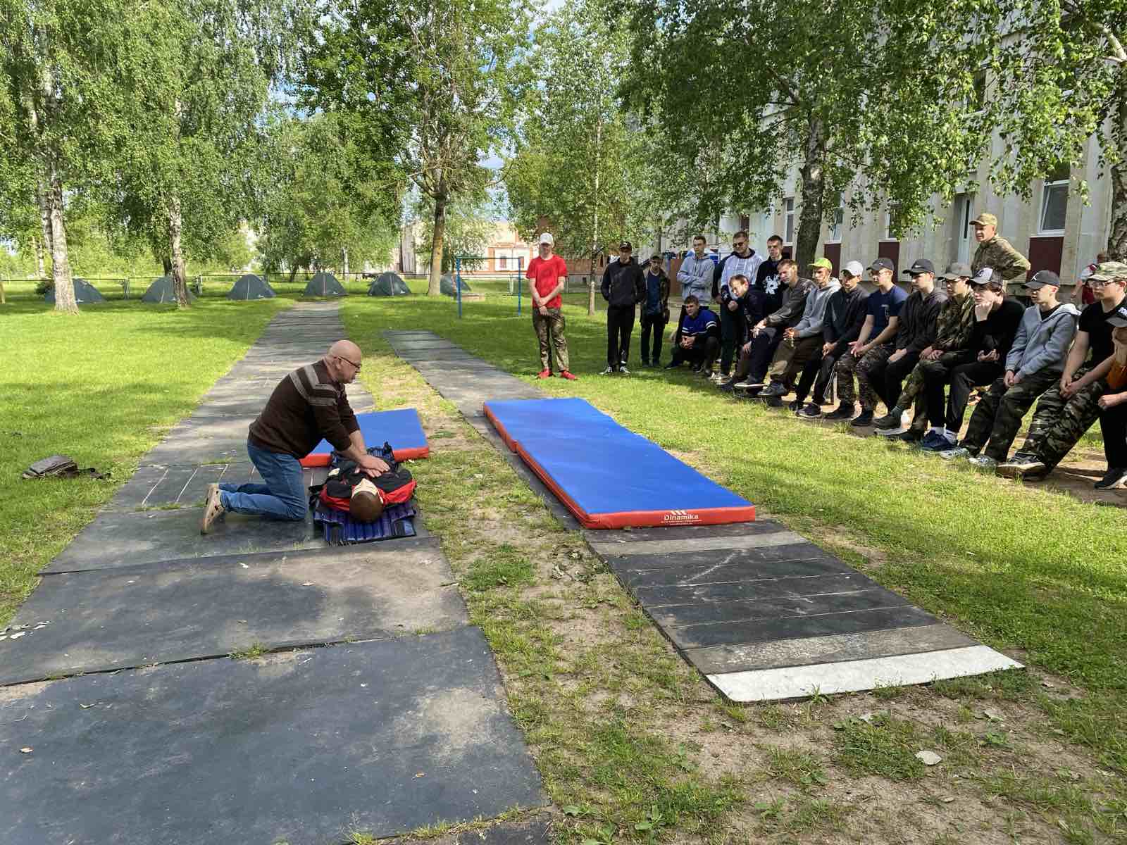 Участие в учебно-полевых сборах для учащихся 10 классов